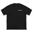 板倉趣味チャンネルのハイエース一人旅Tシャツ２-ブラック 루즈핏 티셔츠