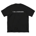 YouTube suginaga channel ミニマリスト男のI am a  minimalist. ビッグシルエットTシャツ