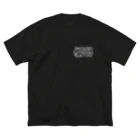 signpostのSIGNPOST 　ブラックTシャツ ビッグシルエットTシャツ