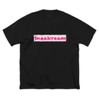 Sneakreamのストロベリーアイスクリームスニーカー ビッグシルエットTシャツ