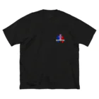 sting sting.410410のsting sting.Cross multicolor logo(BK) Big T-Shirt