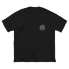 sting sting.410410のsting sting.Horseshoe backchart logo(WH) ビッグシルエットTシャツ