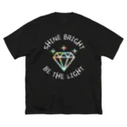 jsprintstudioのShine Bright, Be the Light ビッグシルエットTシャツ