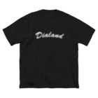 DIALAND LOVERSのTEAM DIALAND WHITE ビッグシルエットTシャツ