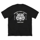 中華呪術堂（チャイナマジックホール）の【白】龍吟雲起 虎嘯風生 ビッグシルエットTシャツ