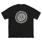  DendoRocK KakaLIAのオス 白線 ビッグシルエットTシャツ