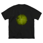 Earth’s Navel Ley LineのEarth's Navel Ley Line (Black) ビッグシルエットTシャツ