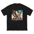 のんびりアート工房のガラクタアート Big T-Shirt