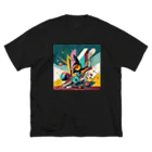 のんびりアート工房のガラクタアート Big T-Shirt