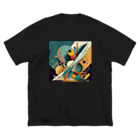 のんびりアート工房のガラクタアート Big T-Shirt