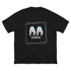 さやりさチャンネルのビッグTシャツ〝THANKFULシリーズ〟【SAYARISA×hoppeコラボアイテム】 Big T-Shirt