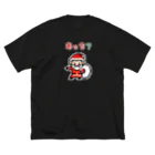 kg_shopの迷子のサンタクロース (ピクセルアート) ビッグシルエットTシャツ