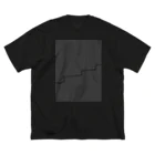 rilybiiのCharcoal✖️Black ビッグシルエットTシャツ