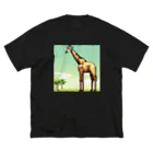 okinawa-okinawa-okinawaのドット絵キリン Big T-Shirt