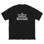 QUQU_WORKSのソウルオブジャパン 折り紙の兜デザイン 大和魂 日本 ホワイト Big T-Shirt