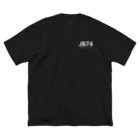 まきのTシャツ屋さんの74（文字色ホワイト） Big T-Shirt