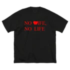 Keito Art StudioのNO WIFE, NO LIFE Big T-Shirt