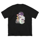 Chinchilla’ｓ（ちんちら～ず）の葉月なちゅえ＆ほわぷりちんちらーずコラボグッズ ビッグシルエットTシャツ