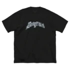 WANTED BIKERのSKULL BIKER-4 Big T-Shirt