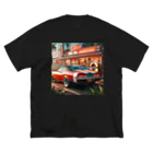 アソビバのアメ車Tシャツ ビッグシルエットTシャツ