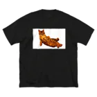 Elegant CatのElegant Cat ③ ビッグシルエットTシャツ