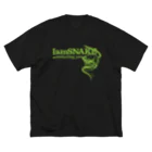 たかっし∵のIamSNAKE ビッグシルエットTシャツ