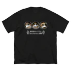 TAKUYA DESIGN WORKSの衝突安全システム NekoHanako搭載 Protect front only ビッグシルエットTシャツ