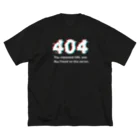 インターネットクラブの404 Not Found ビッグシルエットTシャツ