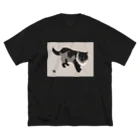 無真獣73号のたてがみのある猫の服 Big T-Shirt