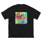 Purple Pearlのescaping reality ビッグシルエットTシャツ