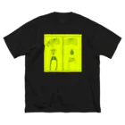 Jitome-no-omiseのconnected-all ビッグシルエットTシャツ