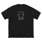 shoのNEKOCHAN WHITE ビッグシルエットTシャツ