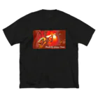 Bye-bye OrdinaryのPlanet of strange fruits musician ビッグシルエットTシャツ