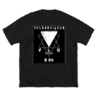 DIMADARA BY VULGAR CIRCUSの復刻 inside pain/DB_10 ビッグシルエットTシャツ