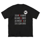 BASEBALL LOVERS CLOTHINGの「334」白文字バージョン ビッグシルエットTシャツ