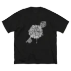 男装Mixバー Secret Gardenのお店のロゴ(モノクロver.) ビッグシルエットTシャツ