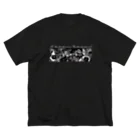 ぐあびえんく　.のSake Kuzu!_Black ビッグシルエットTシャツ