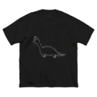 new syrupのemoi saurus（首長竜） ビッグシルエットTシャツ