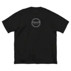 -TIMELESS-clothing_official_storeの11  circle  series 透過　白文字 ビッグシルエットTシャツ