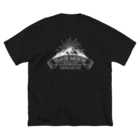 SANKAKU DESIGN STOREの定時で帰りたい for MOUNTAIN。 白 Big T-Shirt