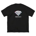 インターネットクラブのFREE Wi-Fi ビッグシルエットTシャツ