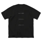 N.I.L 1979の分断 / t-shirts black Big T-Shirt