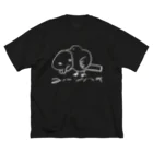 ヌルショップのトリに取り込まれるくらげ(濃色) Big T-Shirt