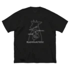 FirenzeBAR ADOMANIの牛の胃袋　反芻Tシャツ ビッグシルエットTシャツ