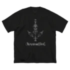 SANKAKU DESIGN STOREの宇宙からの交信。CHANNELING.B 白 Big T-Shirt