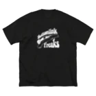 @FLAT__1のBottomlink Freaks Logo Tee (White) ビッグシルエットTシャツ