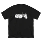 うしじま(闇金じゃない)のタベゴロちゃん ビッグシルエットTシャツ