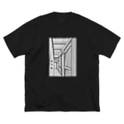 THE ANISAKIS MONSTERの先斗町 BLACK  ビッグシルエットTシャツ