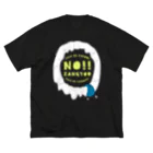 SANKAKU DESIGN STOREのNO！残業！定時で帰るモンスター。 薄/表 Big T-Shirt