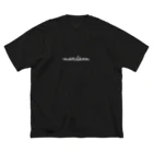 machaonのliberation black ビッグシルエットTシャツ